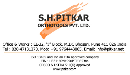 S.H.PITKAR ORTHOTOOLS PVT.LTD. Pune India